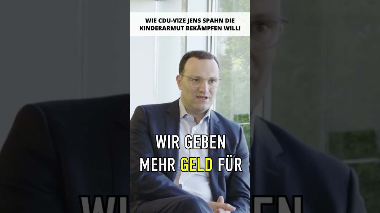 💡Wie Jens Spahn Kinderarmut bek&auml;mpfen will! #politiktalk #fyp #zukunftsfragen&nbsp;#spahn