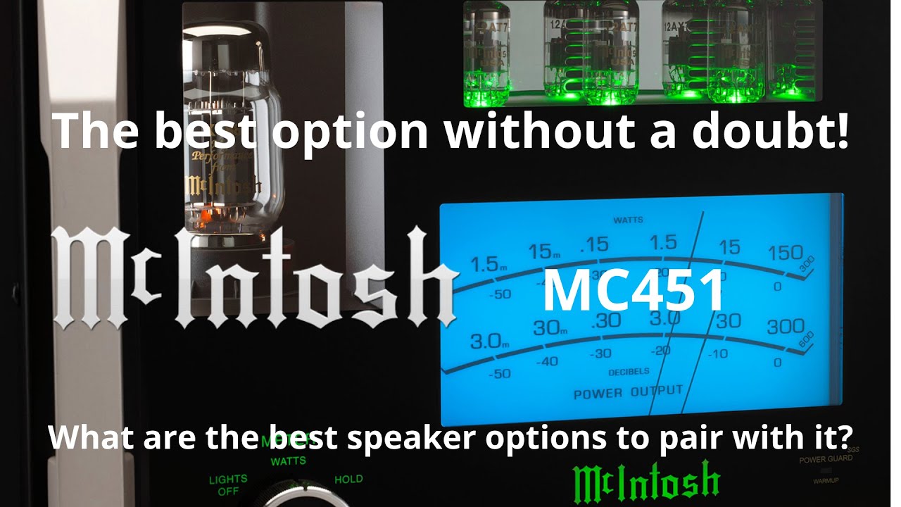 McIntosh MC451: Готово из коробки!!?? Какие колонки лучше всего к нему подобрать?