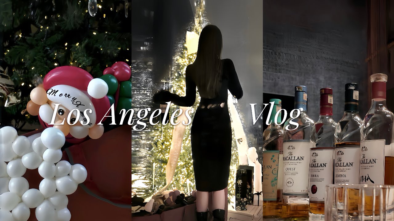 LA Life 🥂 Вечер Macallan, Burg, Bdx & Champs. Michelin Vibe дома и праздничная выпечка. 🍊🎂✨