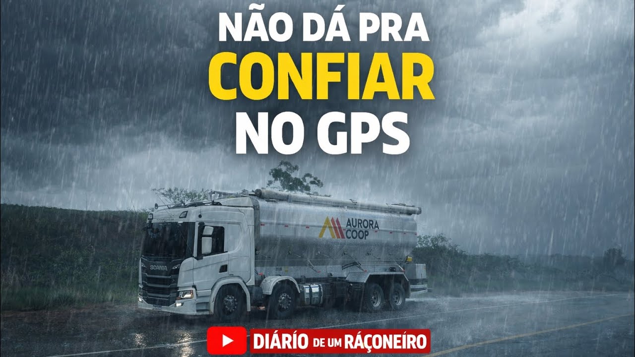 Estrada Desconhecida, GPS Falhou e Chuva no Descarregamento