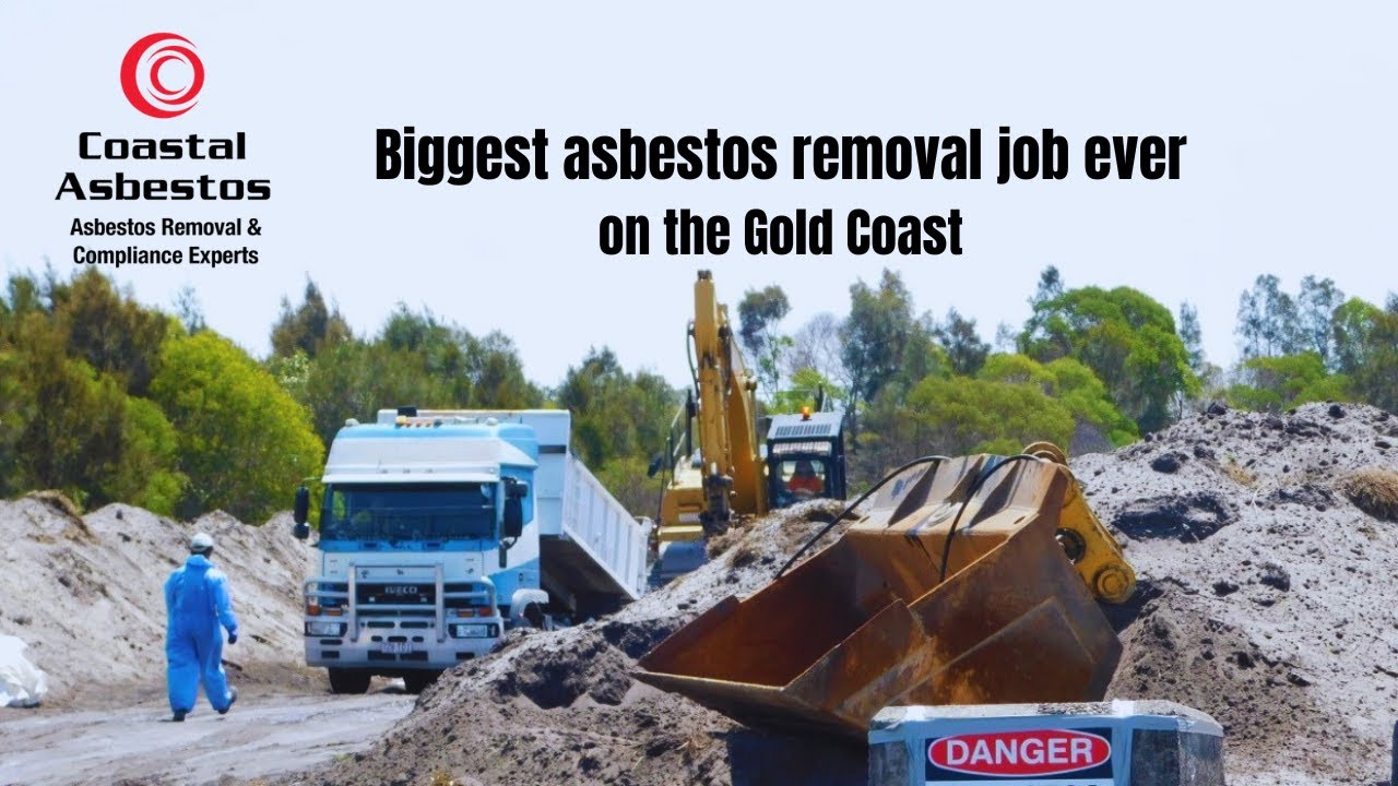It's the biggest asbestos removal job ever completed on the Gold Coast