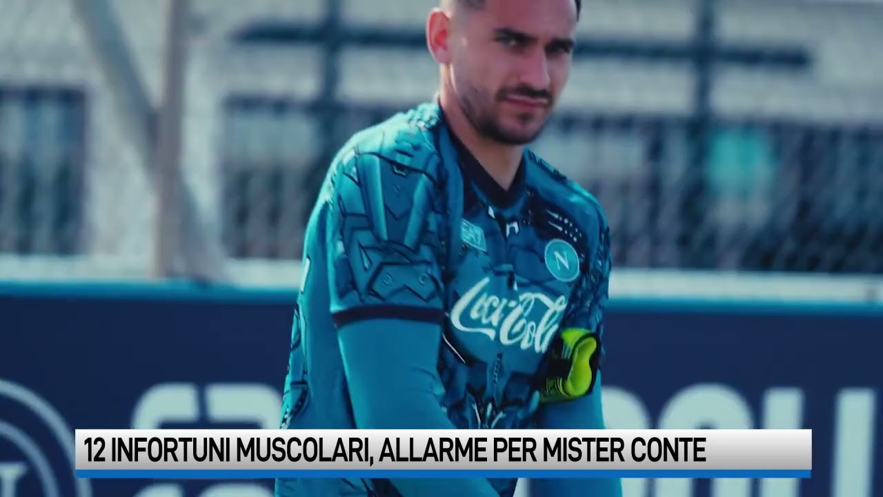 Napoli, 12 infortuni muscolari allarmano Conte. Di Lorenzo e Mctominay i più utilizzati