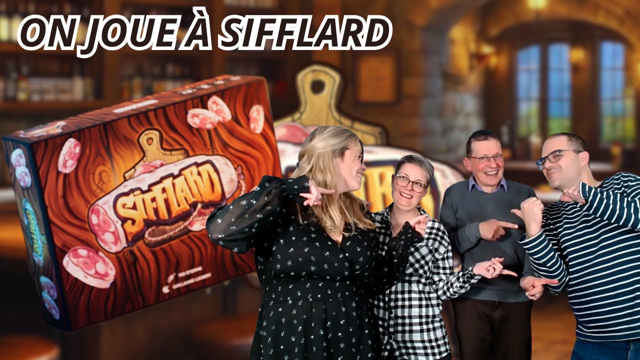 { Règles Et Partie } ON JOUE À SIFFLARD | Jeu De Société | Arkada Studio (avec Nelly et Jean-Marc)