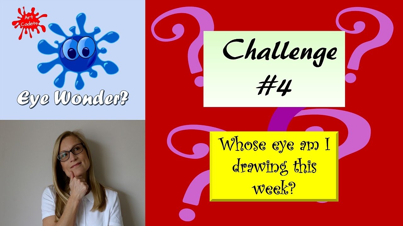 Eye Wonder challenge #4 Guess whose eyes I'm drawing?!