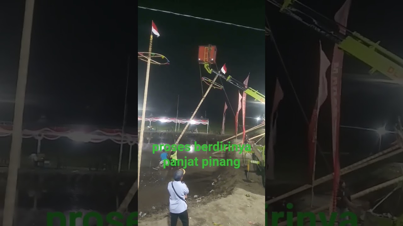 proses berdirinya panjat pinang akbar kota kediri #trending #kotakediri #walikotakediri #viral #fyp