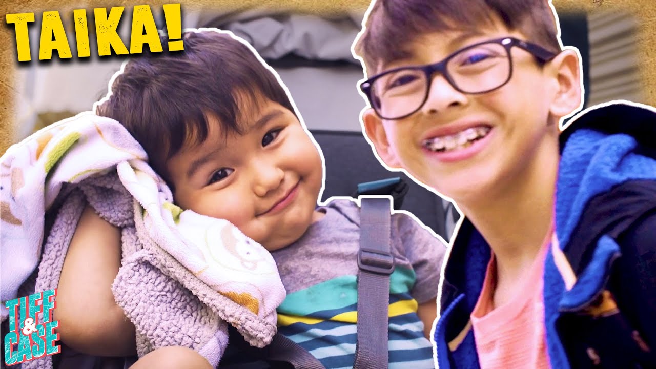 Taika copies everything Isaac does!