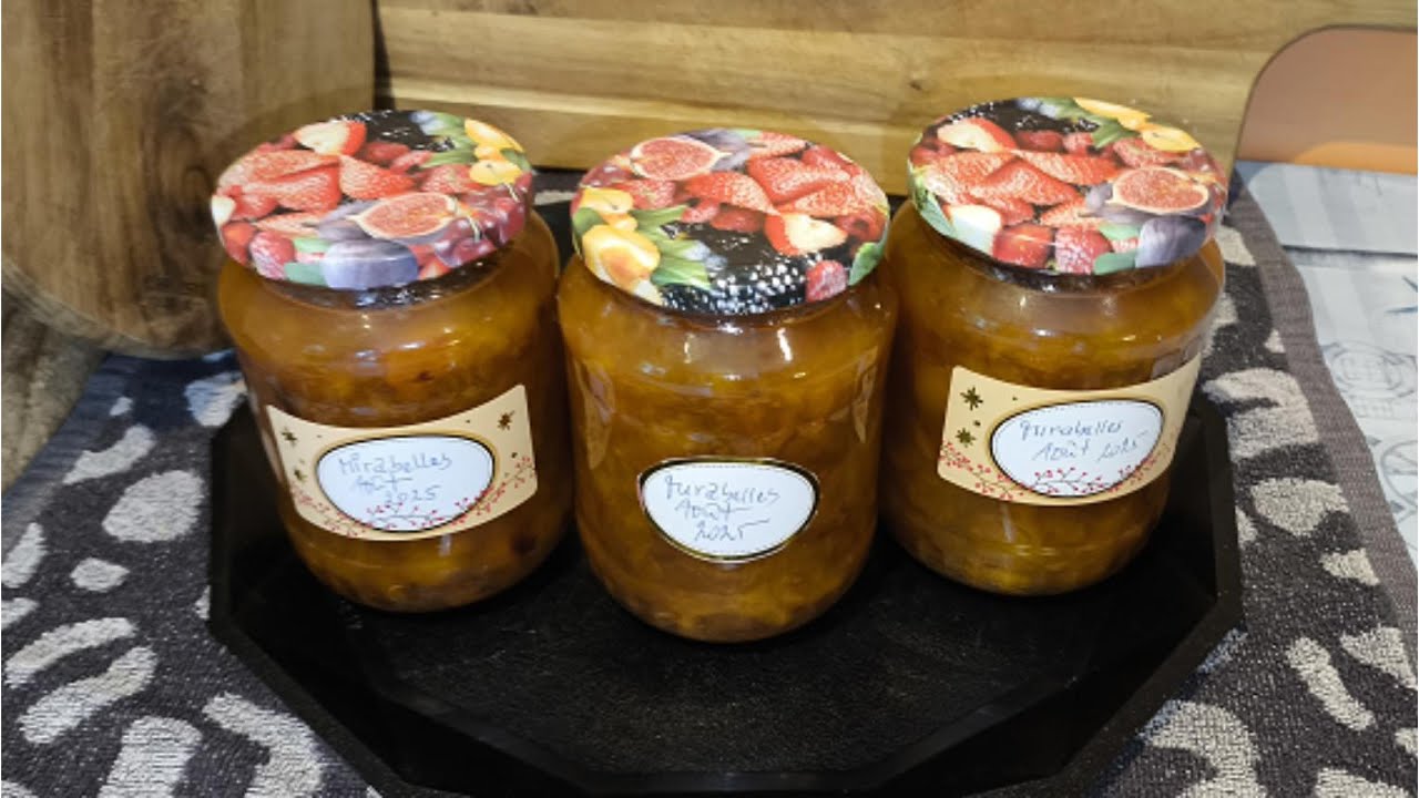 Confiture de mirabelles.