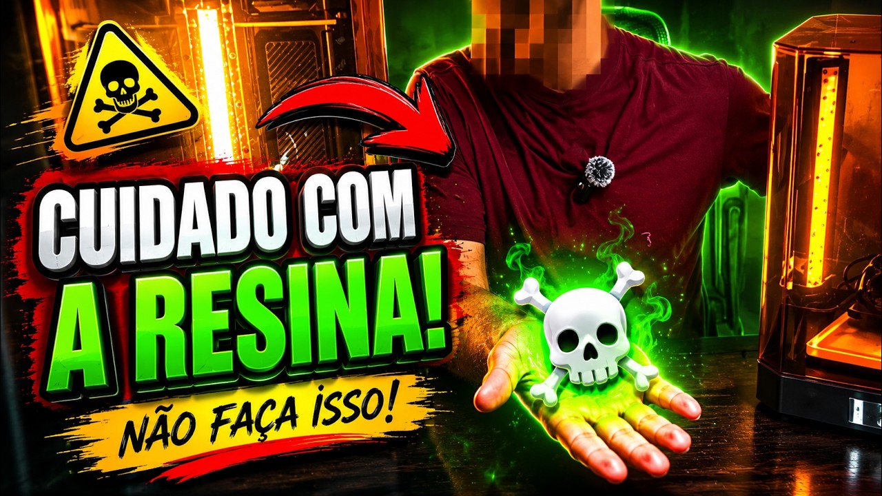 Primeira Impressora 3D de Resina? Itens ESSENCIAIS e Cuidados Obrigatórios