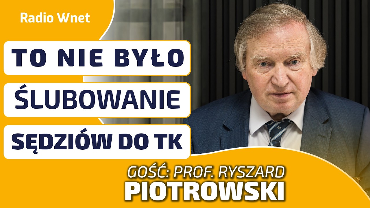 Prof. Piotrowski: NIE BYŁO ślubowania. To manifestacja | Jankowski: Czarzasty i reszta się wstydziła