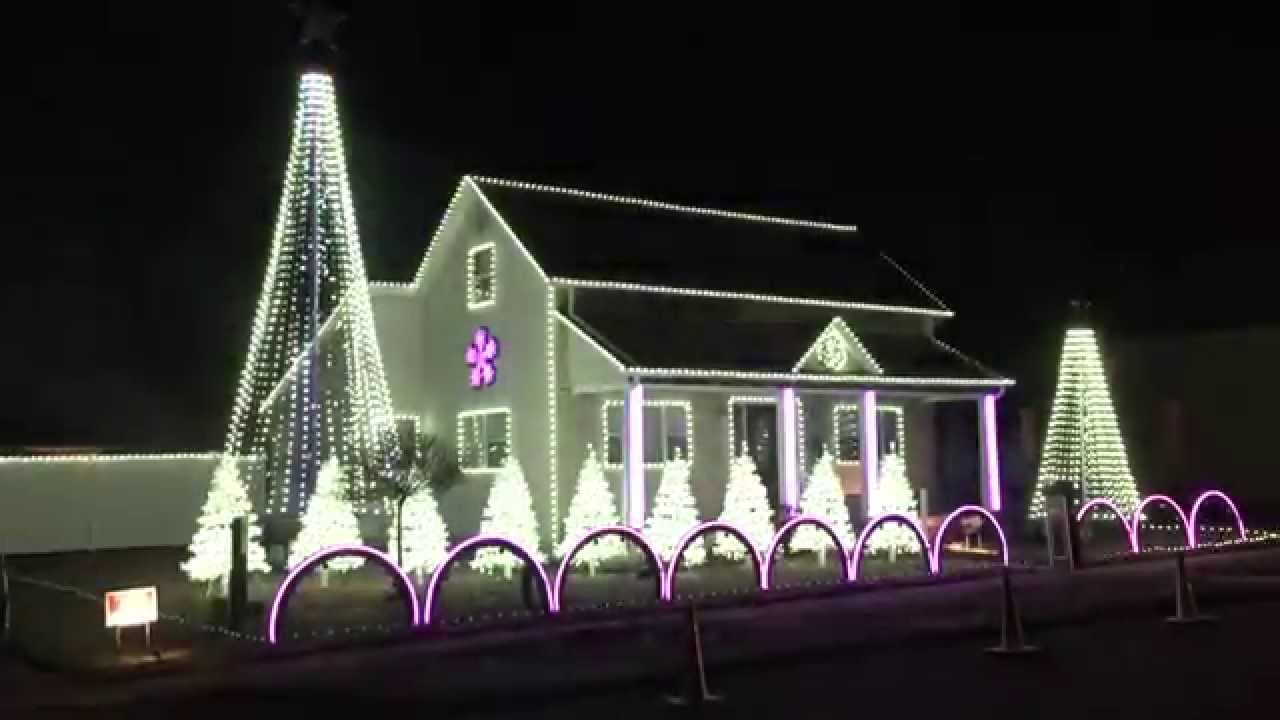 Fantasmic - Lights For Riley Christmas Light Display 2014