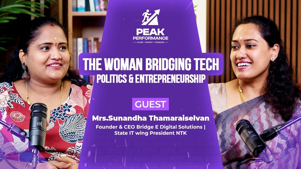 Women in Tech, Politics & Entrepreneurship | Sunandha ThamaraiSelvan | Speak Productivity Podcast