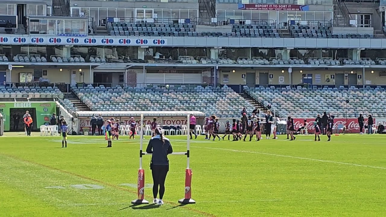 2024 U8W – Queanbeyan Roos vs Batemans Bay Tigers | NRLW Canberra Raiders Pre-Game