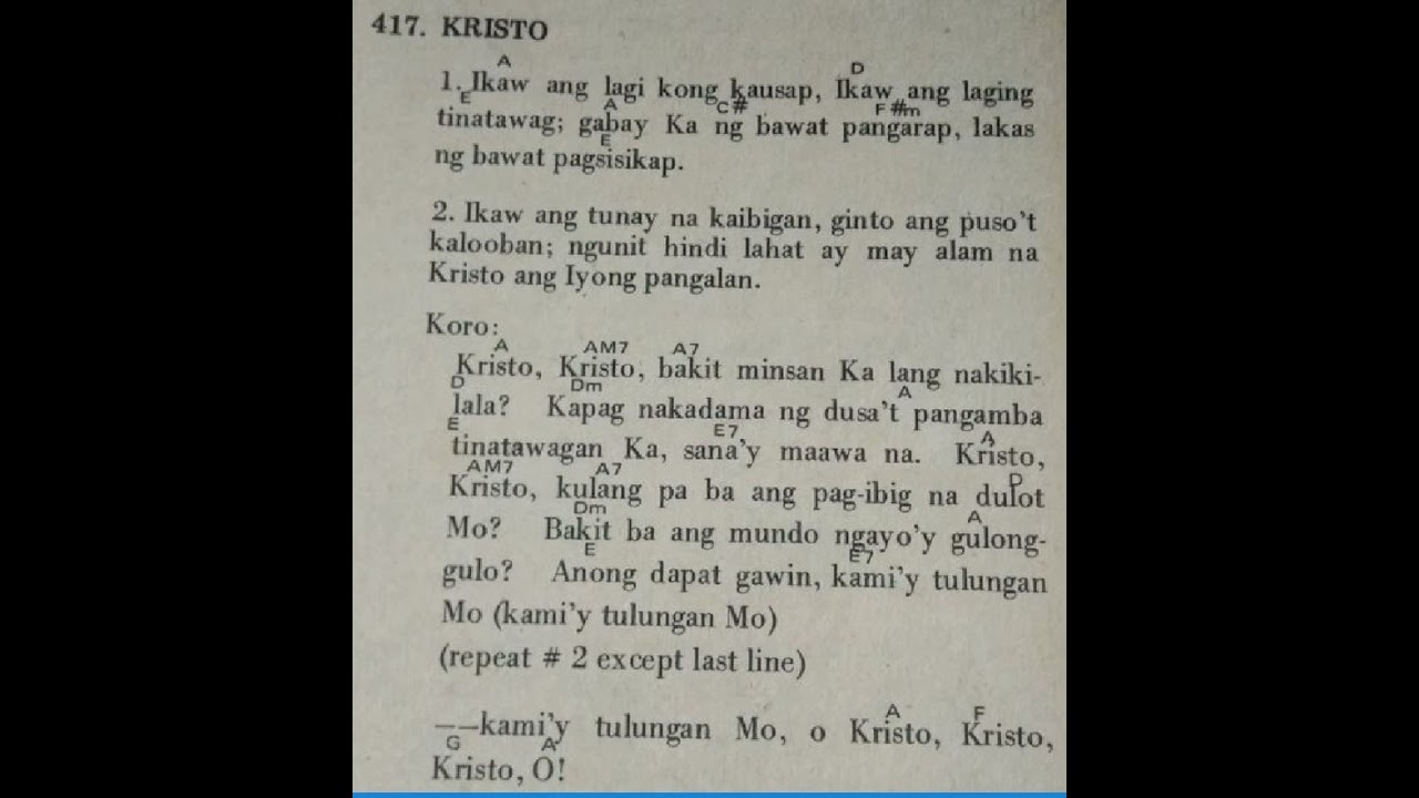 Kristo - Vehnee Saturno  | Communion (Chorus)