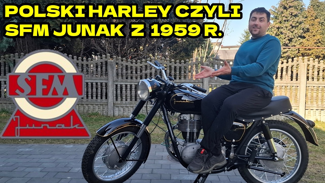 Kolejny projekt ukończony - SFM Junak M07 1959 r. (przejści&oacute;wka), prezentacja i odpalenie :-)