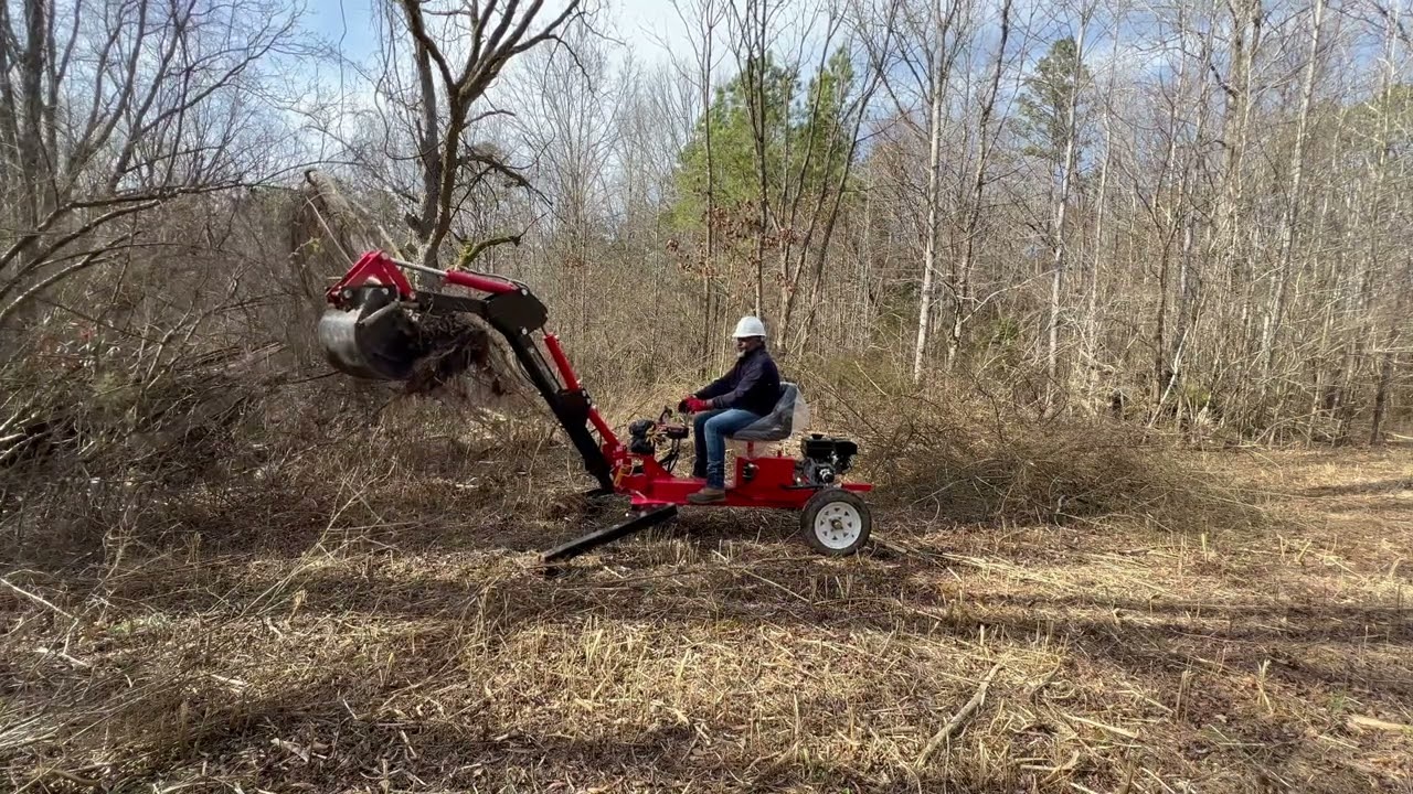 Working With The Harbor Freight Backhoe