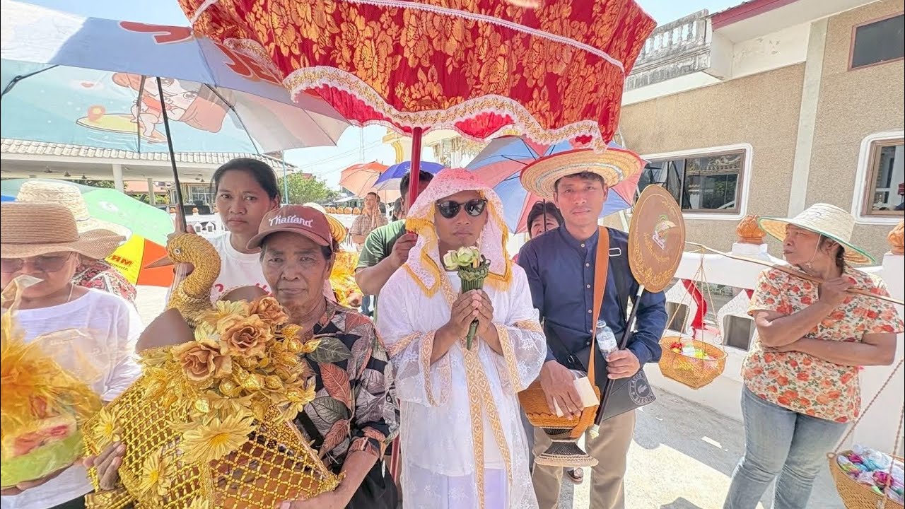 งานบวชนาคโอ #บ้านหนองจิกโคร่ง#วัดกระดานหน้าแกล#รถแห่มุทิตามิวสิค#รถแห่สีชมพู 