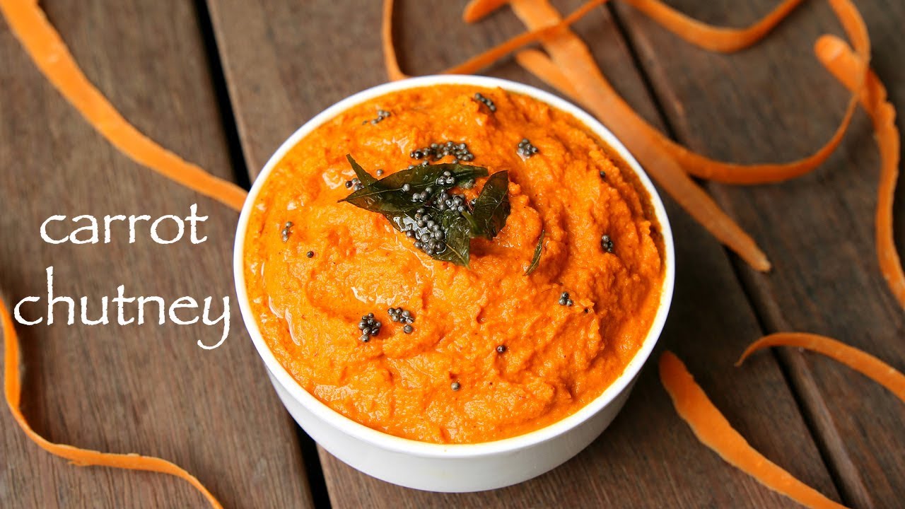 carrot chutney recipe | carrot pachadi | gajar ki chutney