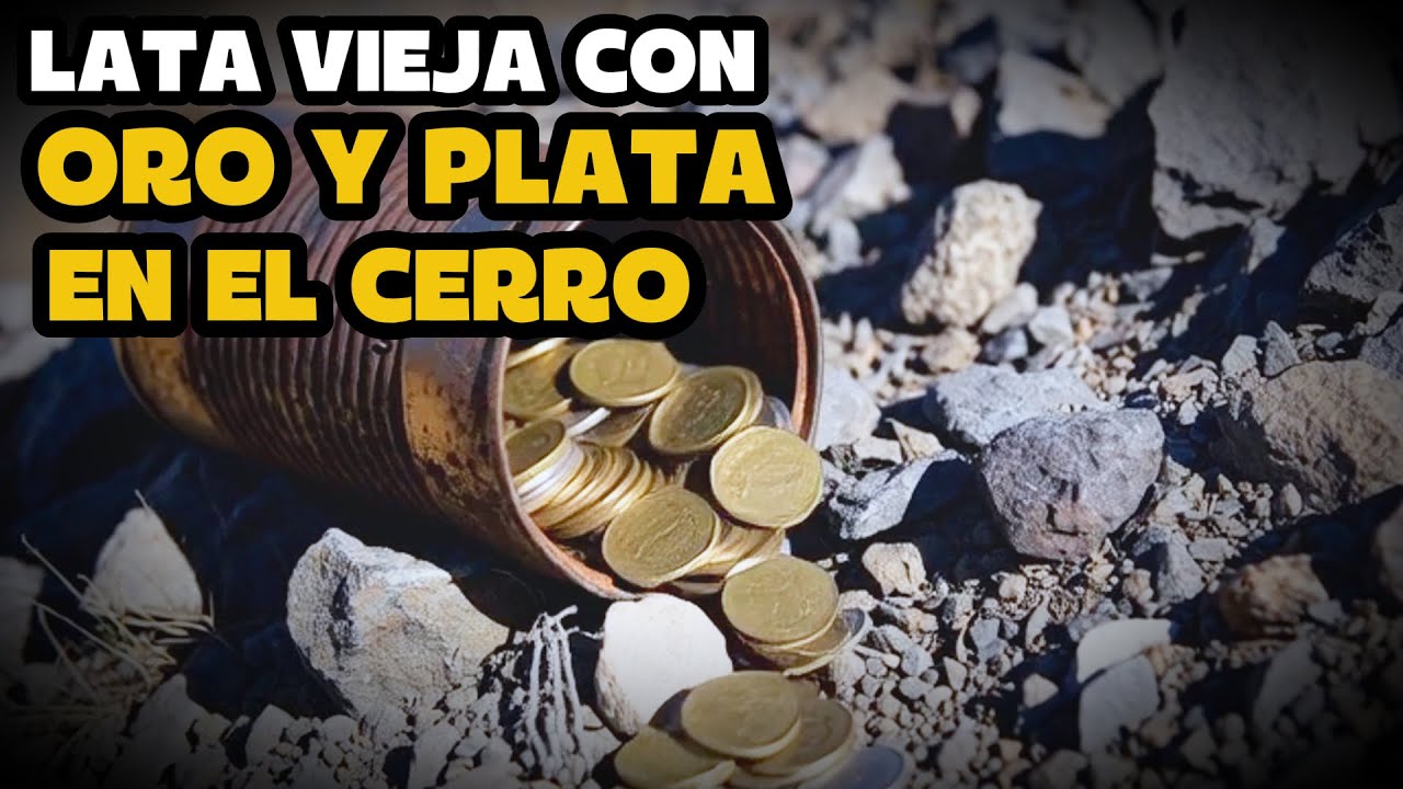 BUSCANDO PIEDRA VOLCANICA PARA MOLCAJETES, DESCUBREN LATA CON MONEDAS DE ORO Y PLATA, EN EL CERRO