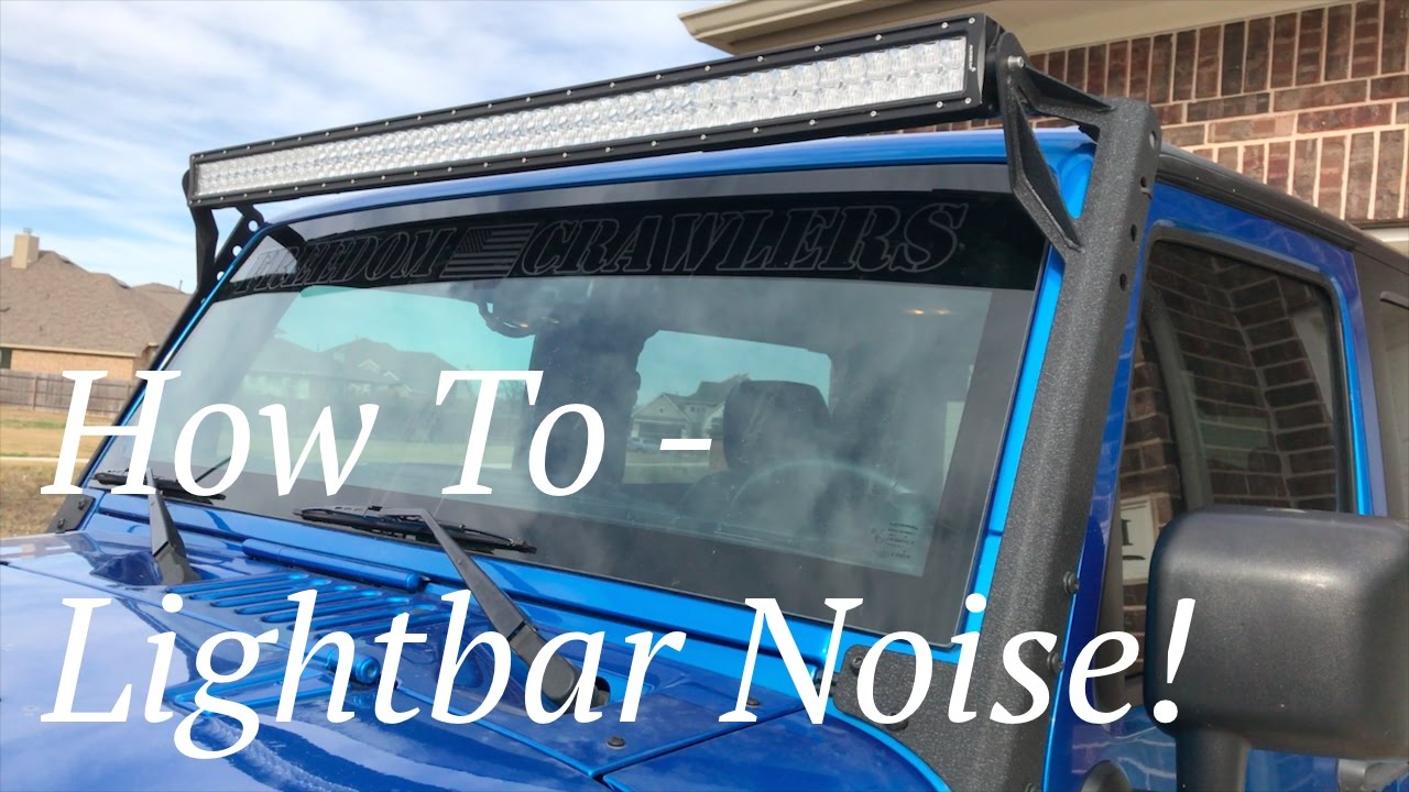 Light Bar Noise / Hum - How to get rid of that obnoxious LED Lightbar Hum!
