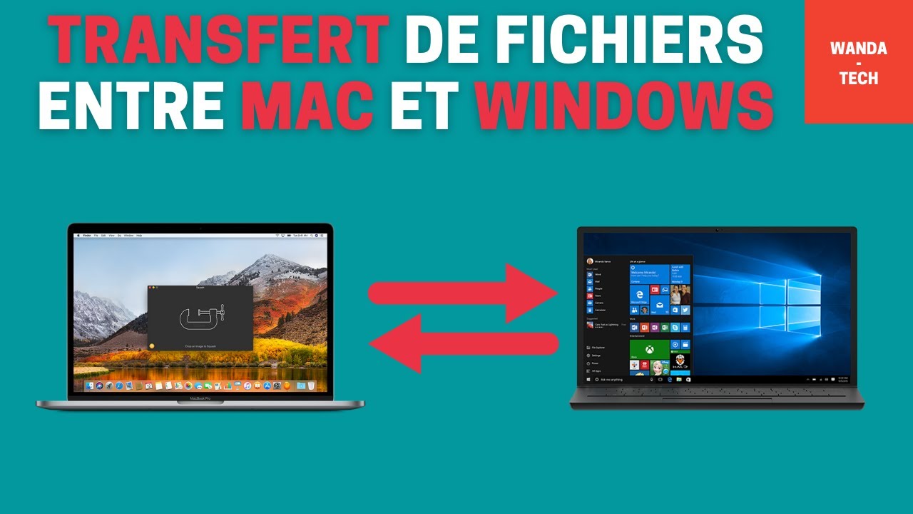 Comment transférer des fichiers entre Mac et PC Windows