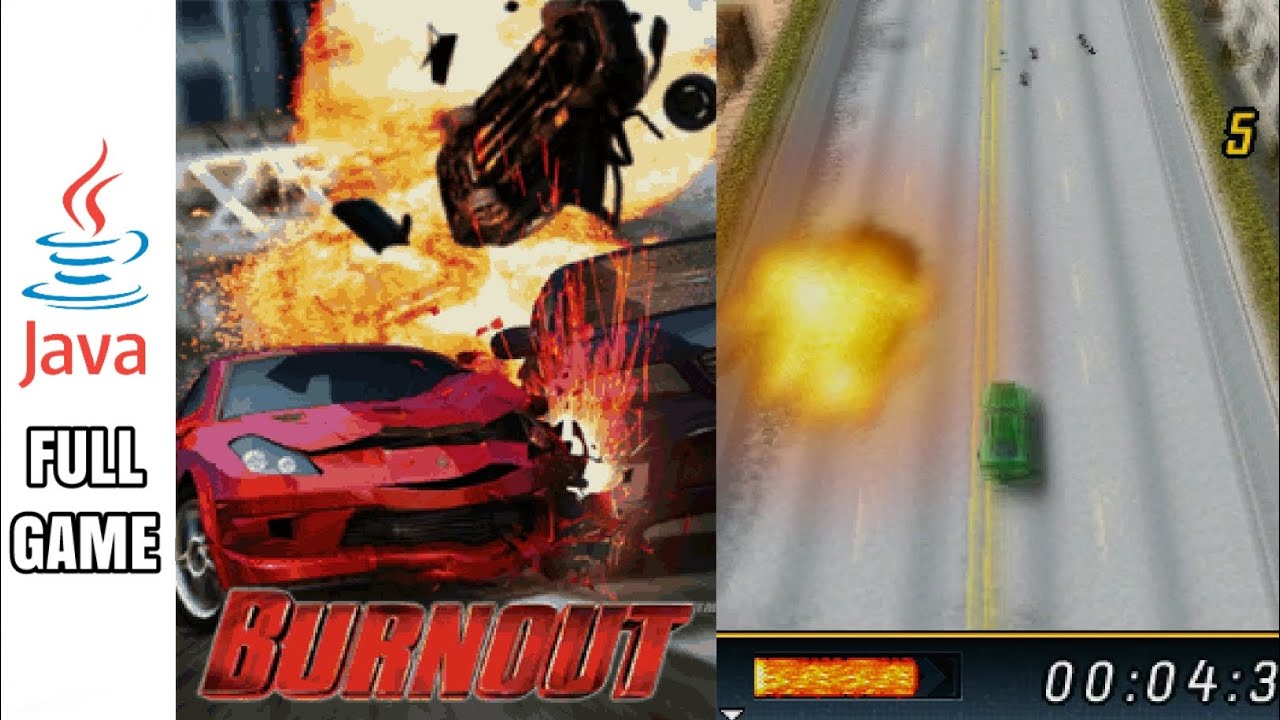 BURNOUT 3D - Java Game (Full Gameplay No Commentary)