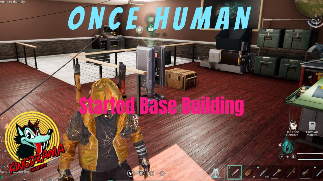 Once Human - Doing Some Base Building & Crafting