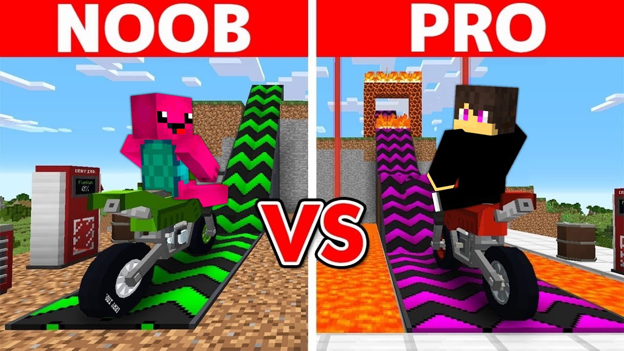 NOOB vs PRO: ÓRIÁS UGRATÓ ÉPÍTŐ KIHÍVÁS!