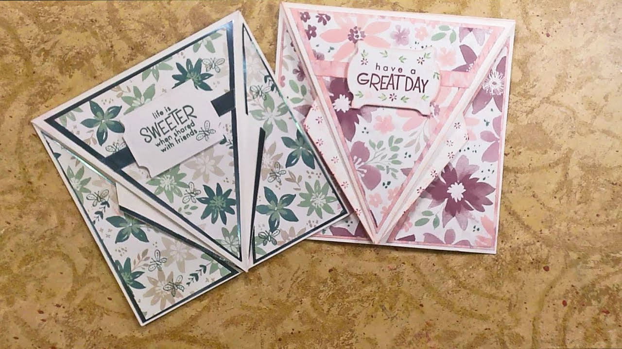 An Easy Arrow Fold Card