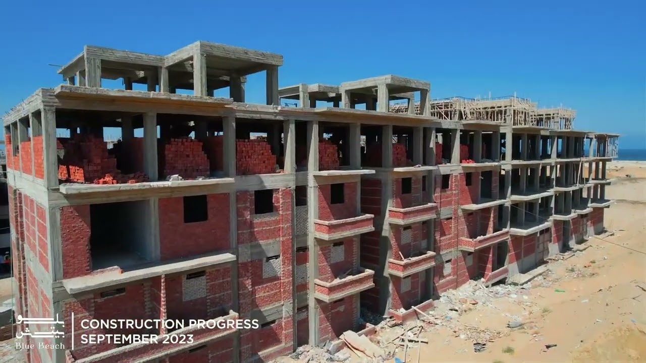 Blue Beach Construction Progress September 2023