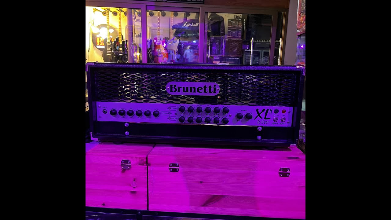 Brunetti XL 60 R-EVO TESTATA VALVOLARE PER CHITARRA