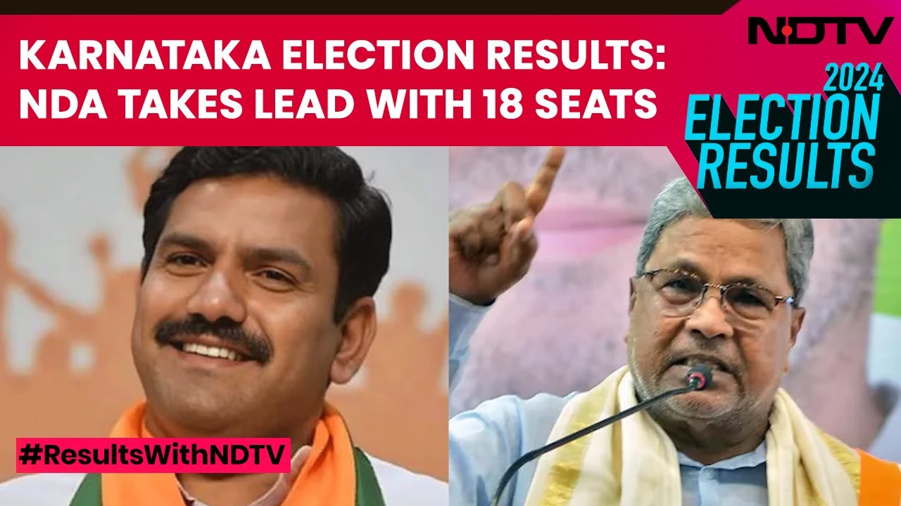 Karnataka Election Results: NDA Takes Lead With 18 Seats, Congress At 10