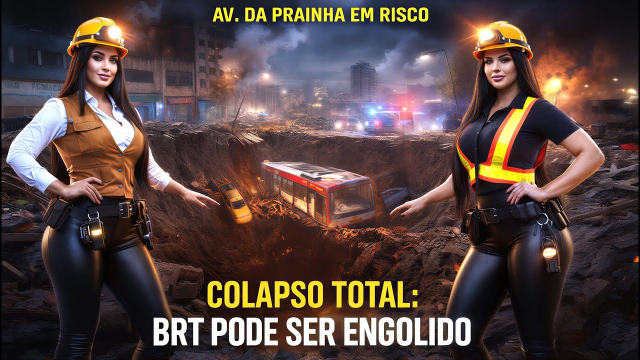 BRT na Prainha oca: avenida corria risco real de colapso total sem aviso