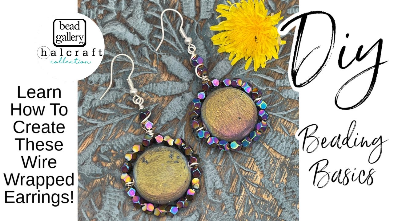 Beading Basics! Wire Wrapped Earrings Made Easy! DIY Jewelry Making!