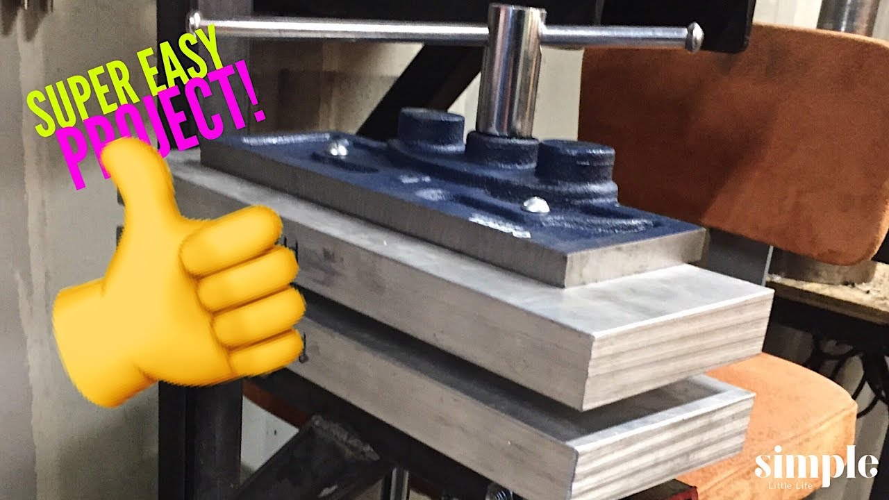 Awesome & Easy DIY plate quenching vise for the Knife Maker!
