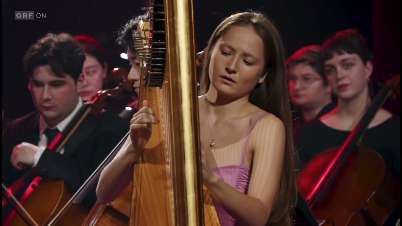 Julia Dietrich (Harfe) & Franziska Lermer (Cello) spielen Johann Strauss´ Romanze No. 2, op 243
