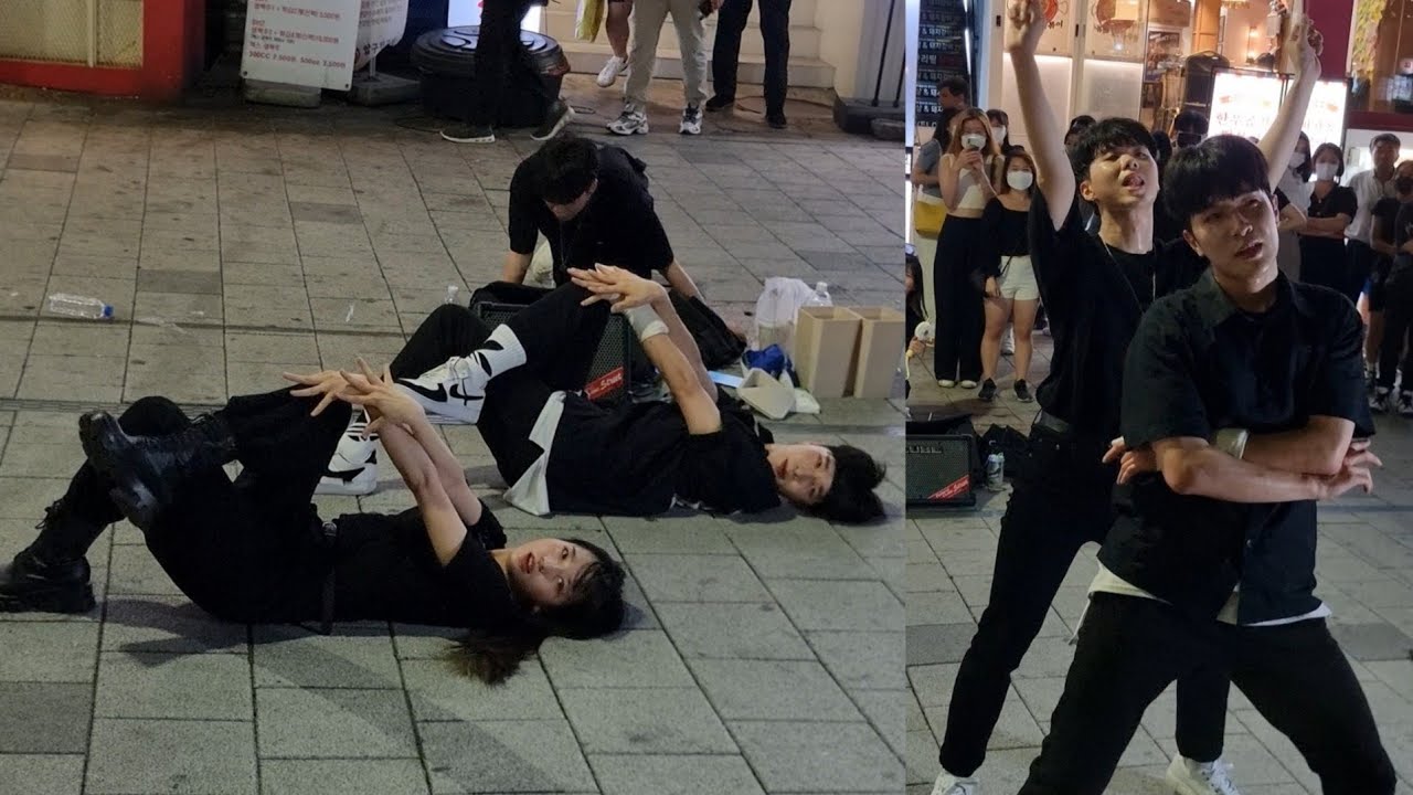 전 MAXXAM(MYM)팀_강신화(Kang Shinhwa)&이찬욱(Lee Chanwook)&유카가와(Yu Kagawa)/ 홍대댄스버스킹(Hongdae Dance Busking)
