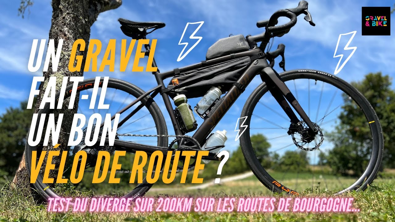 Un Gravel fait-il un Bon Vélo de Route ? Test du Diverge sur 200km sur les Routes de Bourgogne 👍
