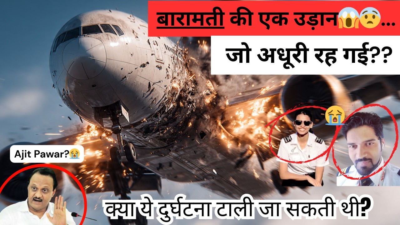 आख़िर बारामती में VT-SSK के साथ क्या हुआ था?😱😨— Baramati crash explained in hindi✈️