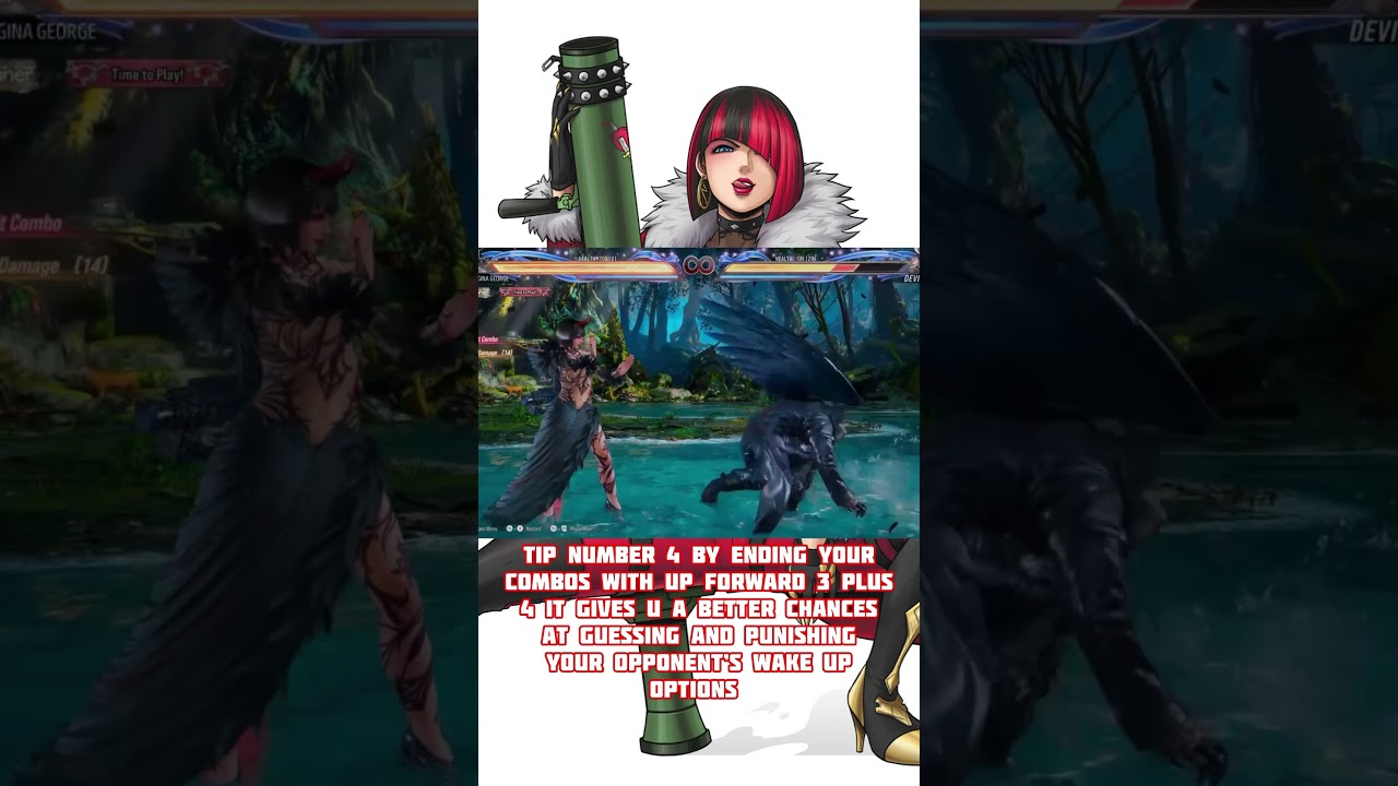 5 Advanced Tips For Your Anna Williams Gameplay Part 2 #gaming #tekken8 #annawilliams #gamergirl