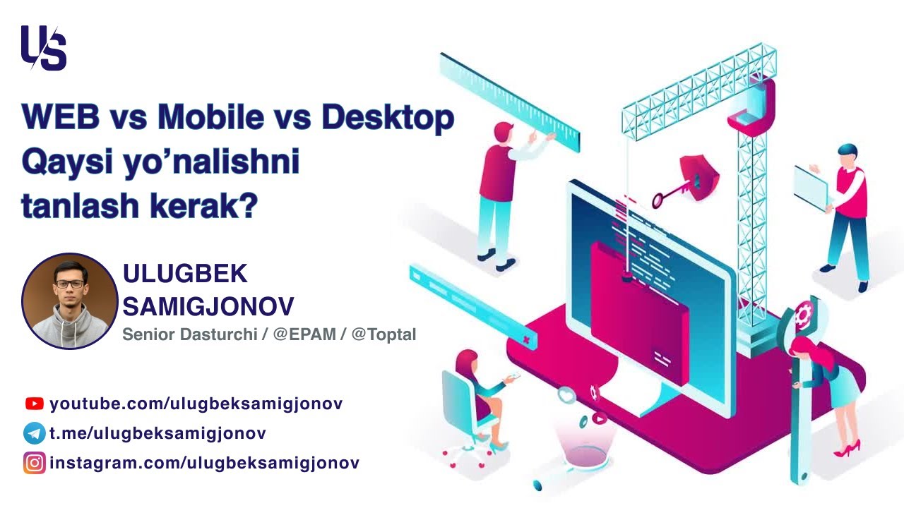 Savol & Javob | WEB vs Mobile vs Desktop. Qaysi yo'nalishni tanlash kerak?