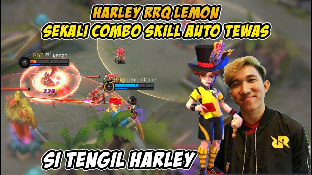 Harley RRQ Lemon Bikin Kaget Musuh Sekali Combo Skill Auto Death