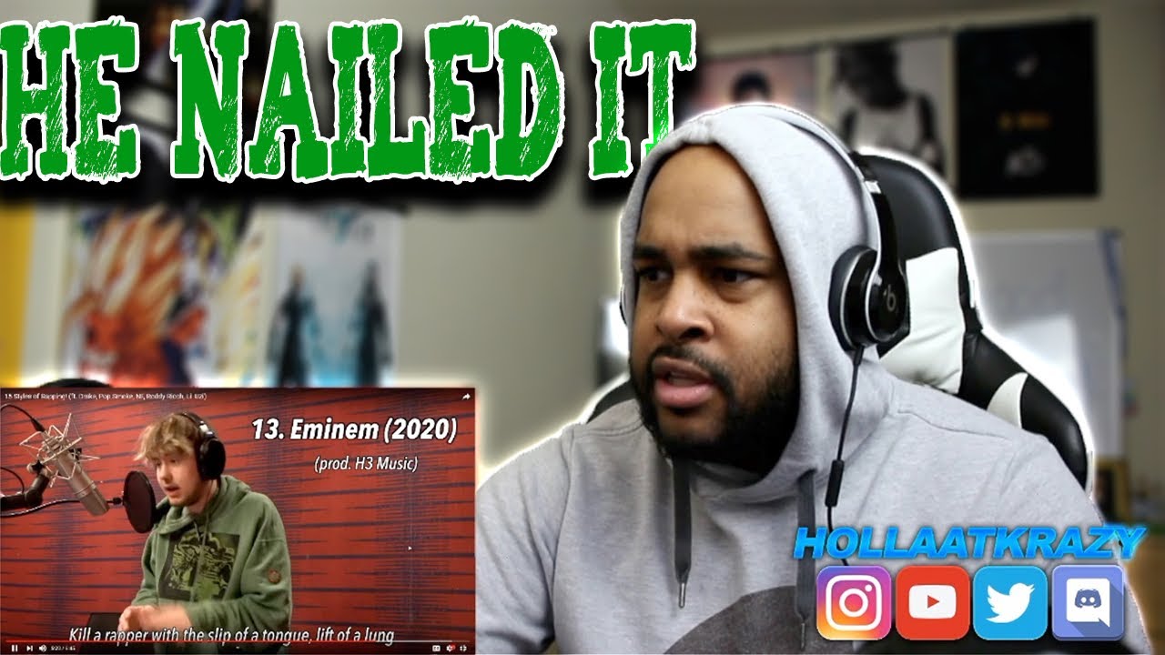 15 STYLES OF RAP (EMINEM, POP SMOKE, DRAKE & NF) - QUADECA | REACTION