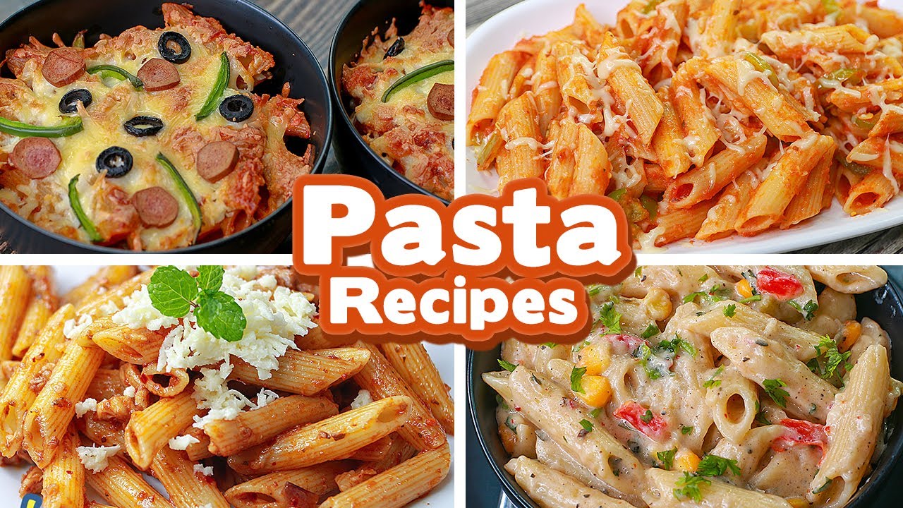 4 Delicious Pasta Recipes | Easy Pasta Recipes |  Pasta Lunch Dinner Recipes | Toasted