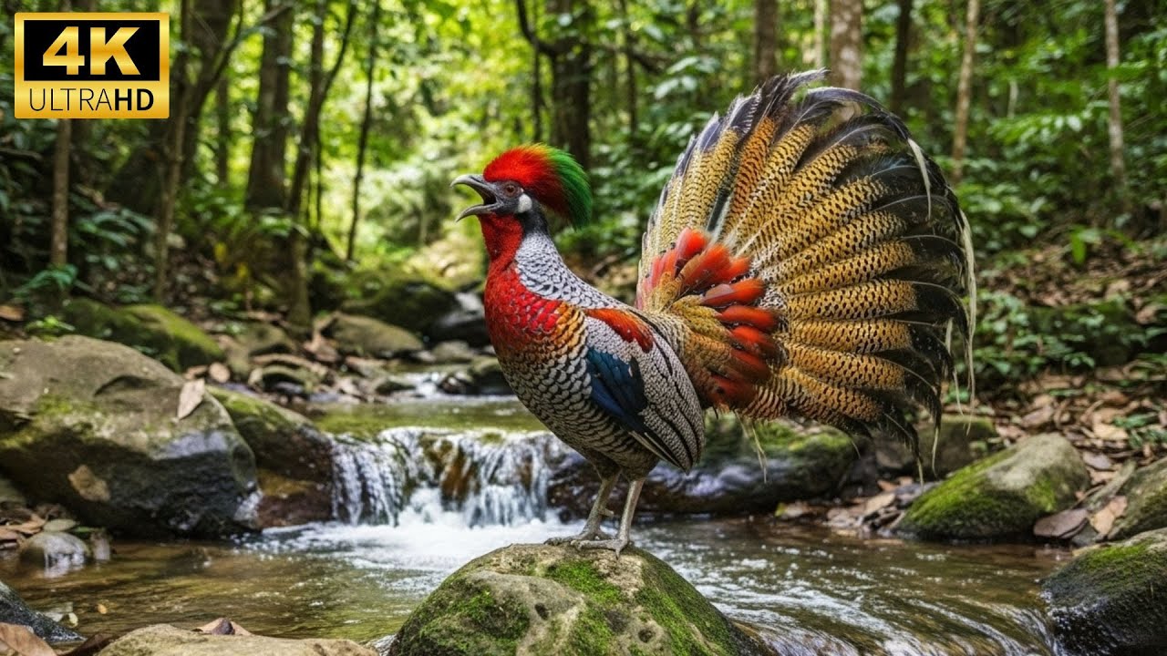 Never Seen Before Colorful Birds | Vibrant Plumage & Pure Nature Sounds in 4K