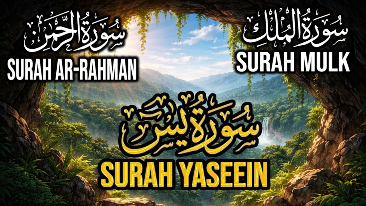     سورة يس Surah Yaseen Surah Ar-Rahman سورة الرحمن Surah Mulk سورۃ ملک Muhammad Waqas Madami TV