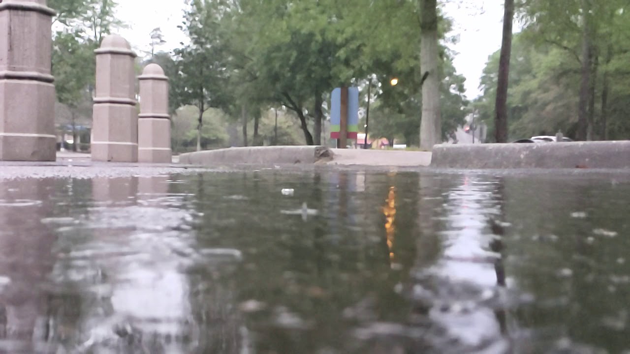 Free to use Super slow motion video of rain falling
