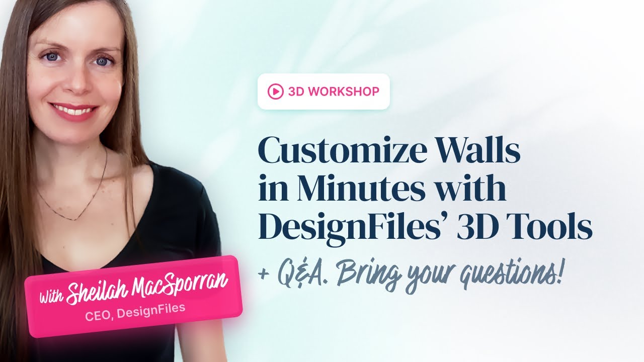 Customize Walls in Minutes with DesignFiles'  3D Tools