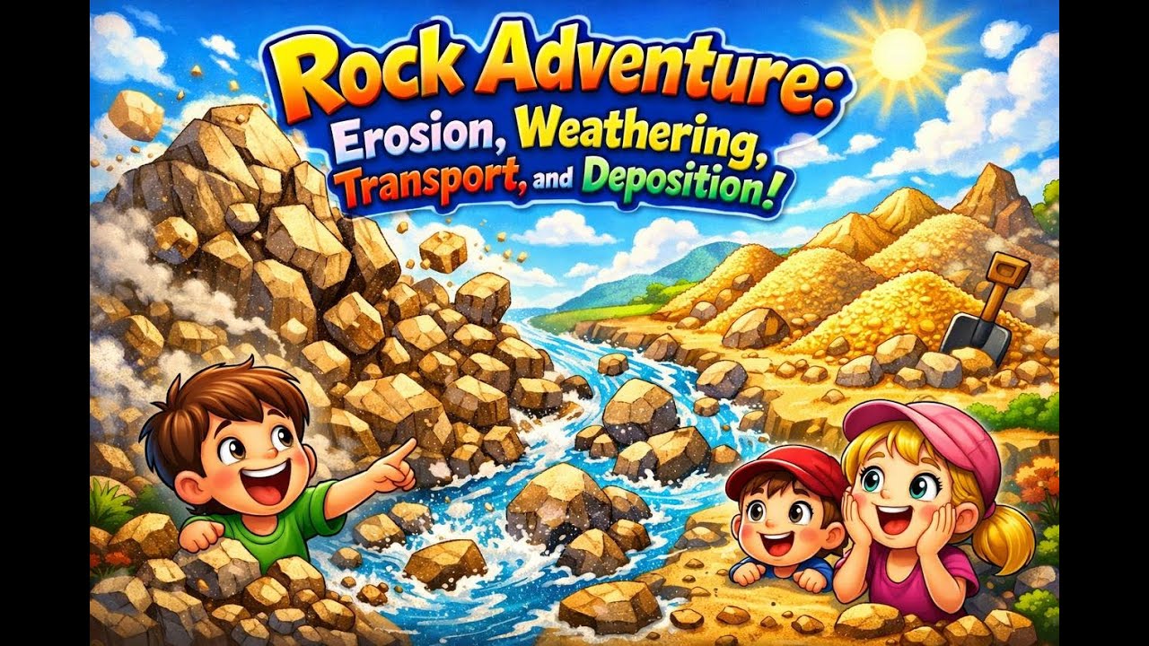Rock Adventure: The Journey of Rocks (Weathering, Erosion & Deposition