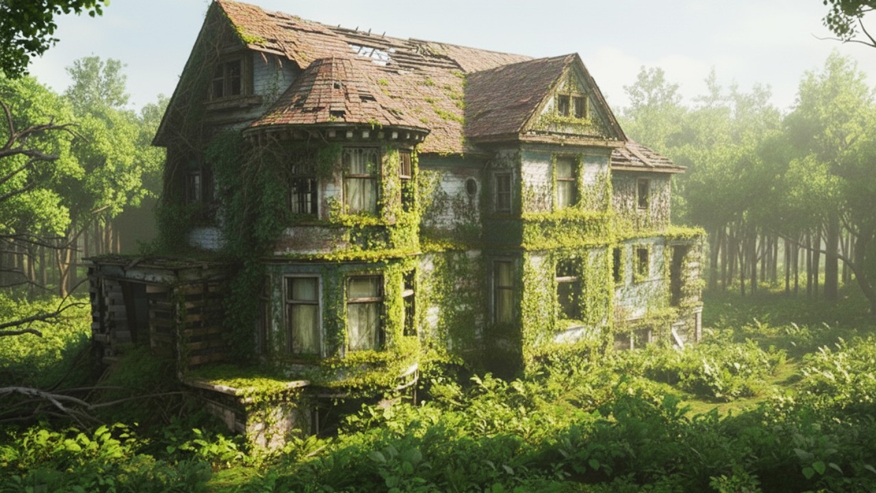 I Turned an Abandoned Hilltop Mansion Restored Into Perfect As It Was (ASMR)