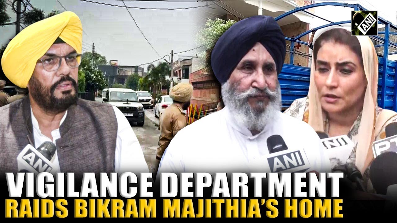 SAD leader Bikram Majithia's house raided; wife alleges warrantless search, vows to fight on